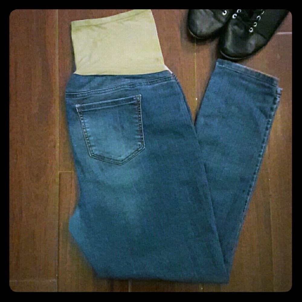 Celebrity pink maternity skinny jeans! XL